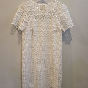LOFT White Lace Dress